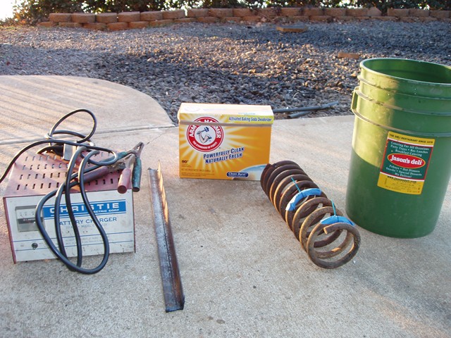 rust removal supplies